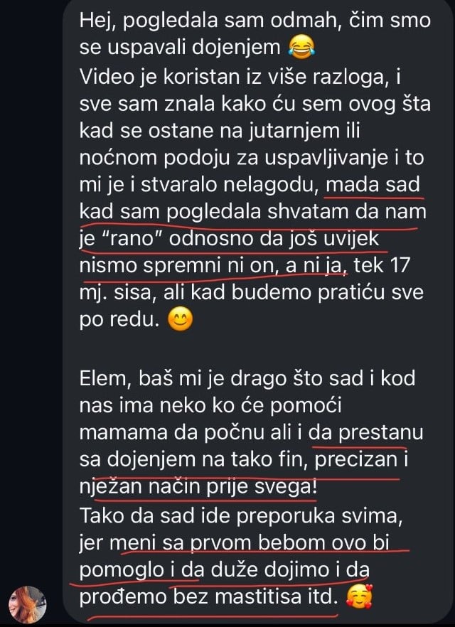 prekid dojenja bez lijekova